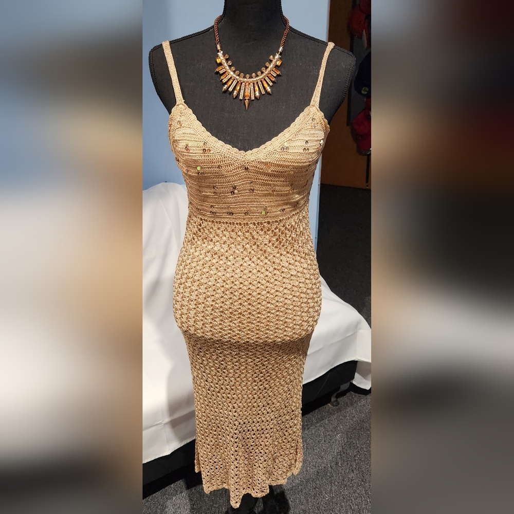 Pinky & Me Crochet Cocktail Dress